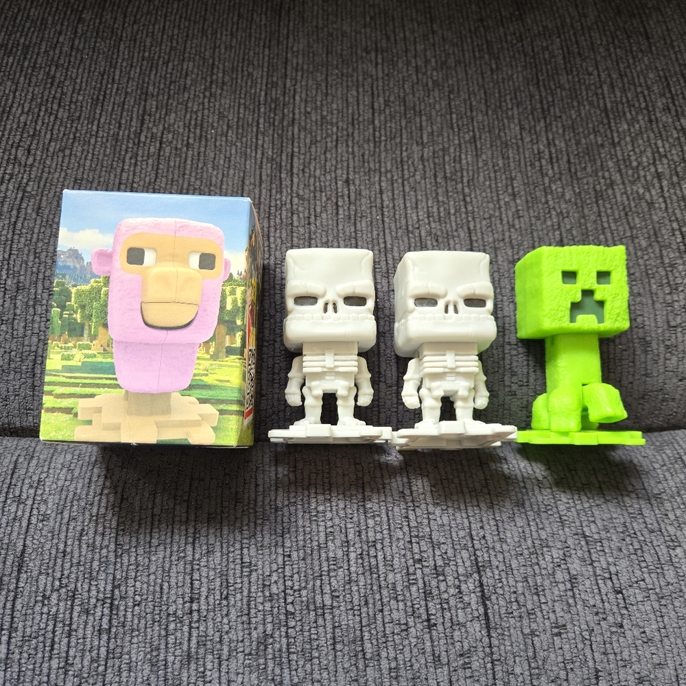 Minecraft McDonald's Toy Lot Of 4